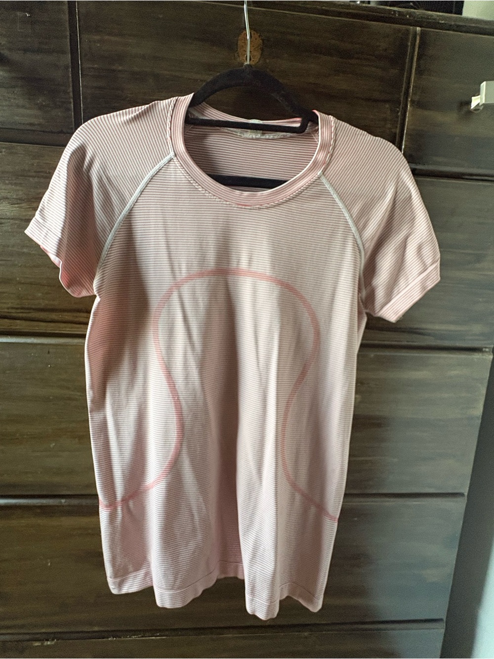 lululemon athletica Light Pink Short-Sleeve Athletic Tee